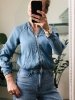 Jeansowa Bluzka Blue Premium